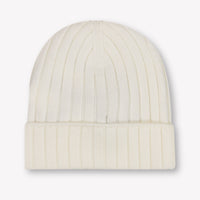 Moncler Baby Unisex Muts In Off White