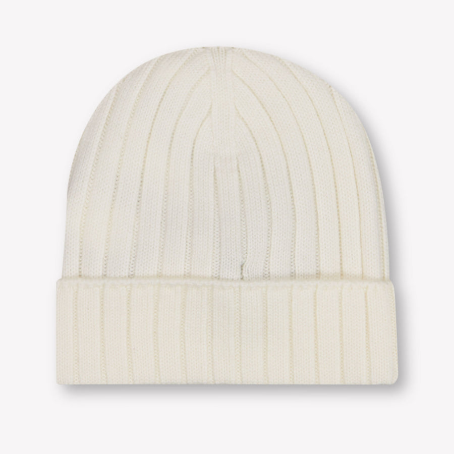 Moncler Baby Unisex Muts In Off White