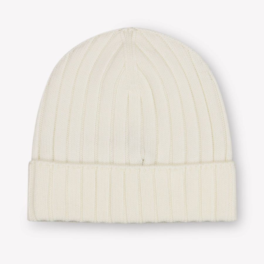 Moncler Baby Unisex Hat In OffWhite