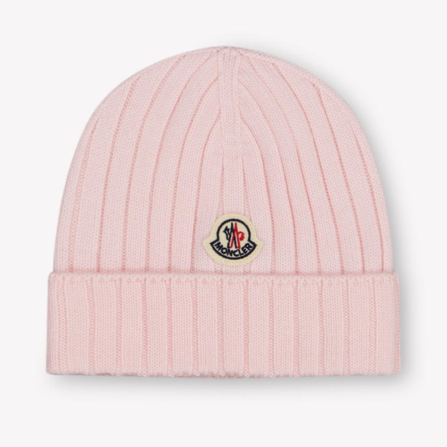 Moncler Baby Meisjes Muts In Licht Roze
