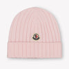 Moncler Baby Unisex Hat In Light Pink
