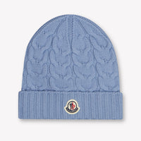 Moncler Kinder Jongens Muts In Licht Blauw
