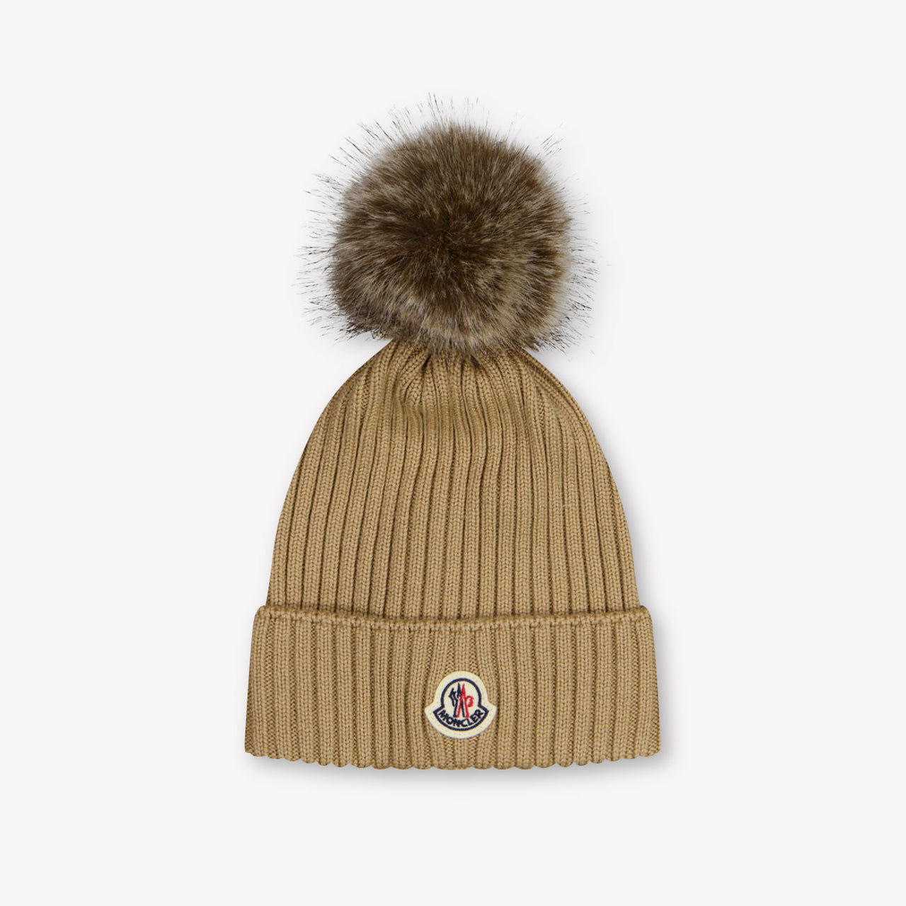 Moncler Kinder Meisjes Muts In Beige