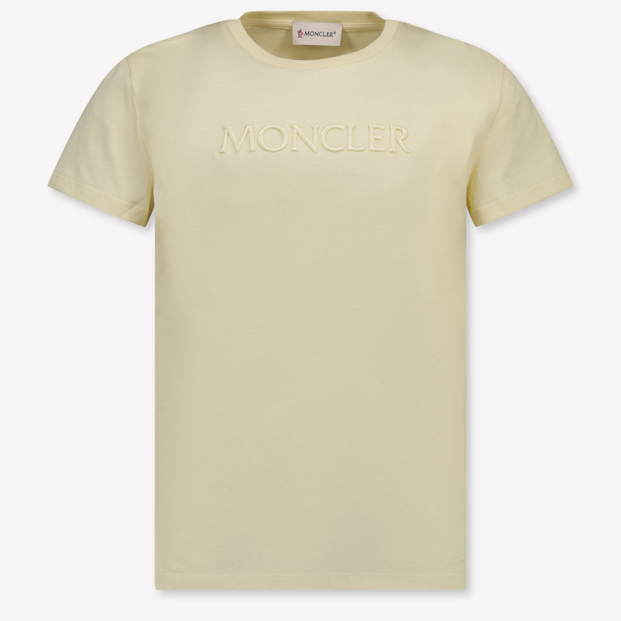 Moncler Girls T-Shirt in Yellow