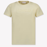 Moncler Kids Girls T-Shirt In Yellow