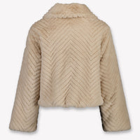 Moncler Eira Kids Girls Jackets In Light Beige