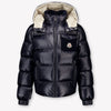 Moncler Yule Boys Winter Jacket in Navy