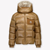 Moncler Yule Kinder Jongens Winterjas In Beige