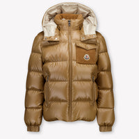 Moncler Yule Kids Boys Jackets In Beige