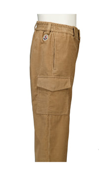 Moncler Kids Boys Pants In Beige