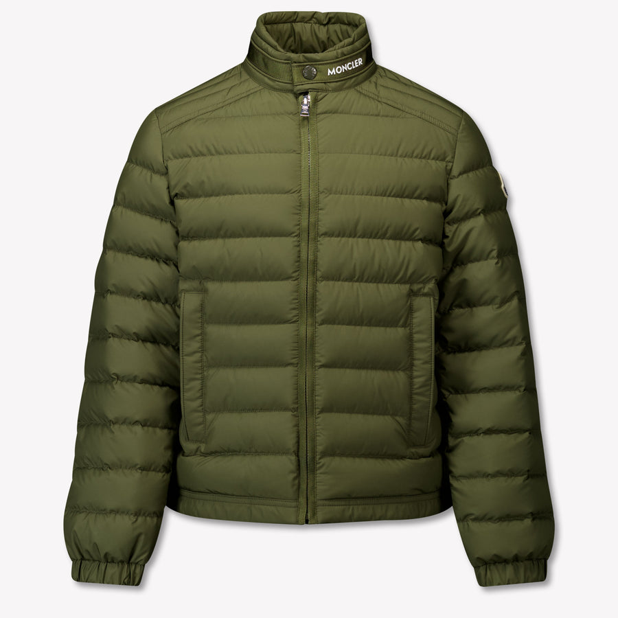 Moncler Soren Boys Winter Jacket in Army