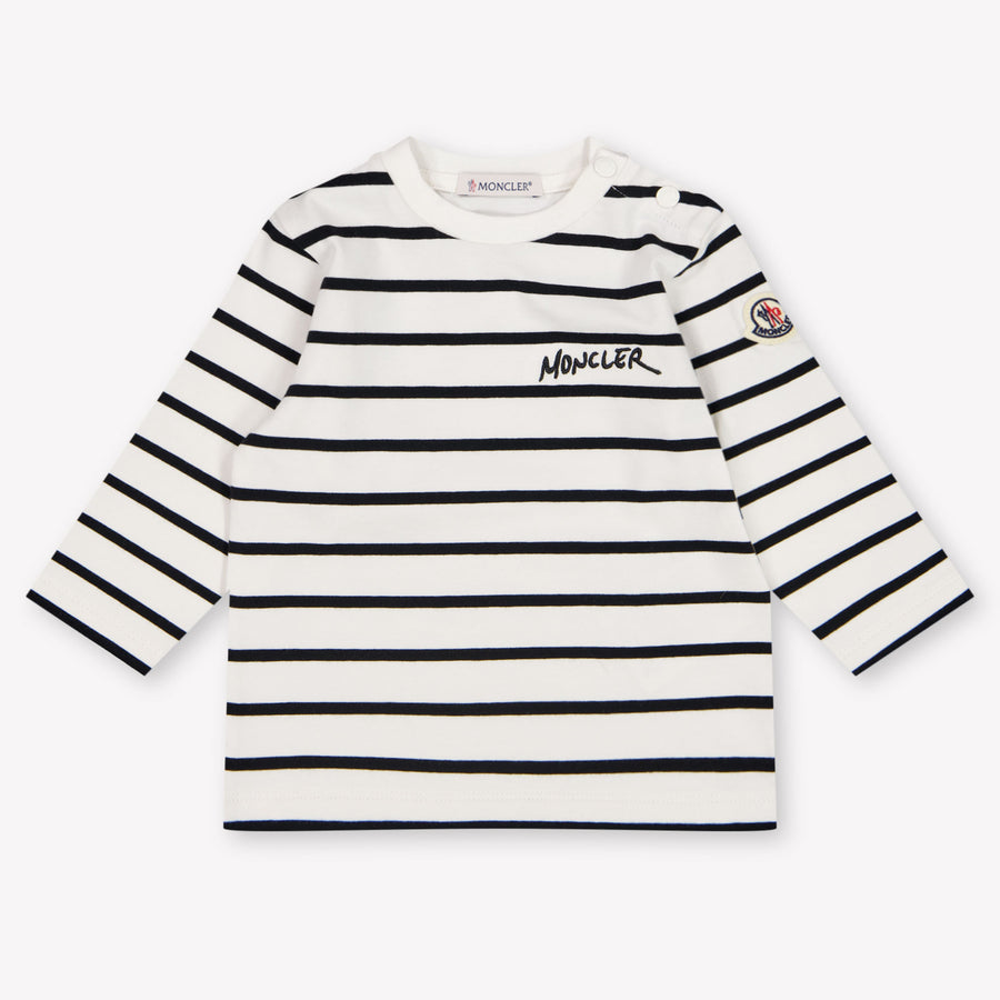 Moncler Baby Jongens T-Shirt In Zwart