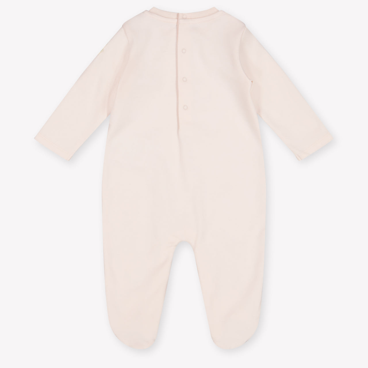 Moncler Baby Unisex Playsuit In Light Pink