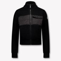 Moncler Kids Boys Cardigan In Black