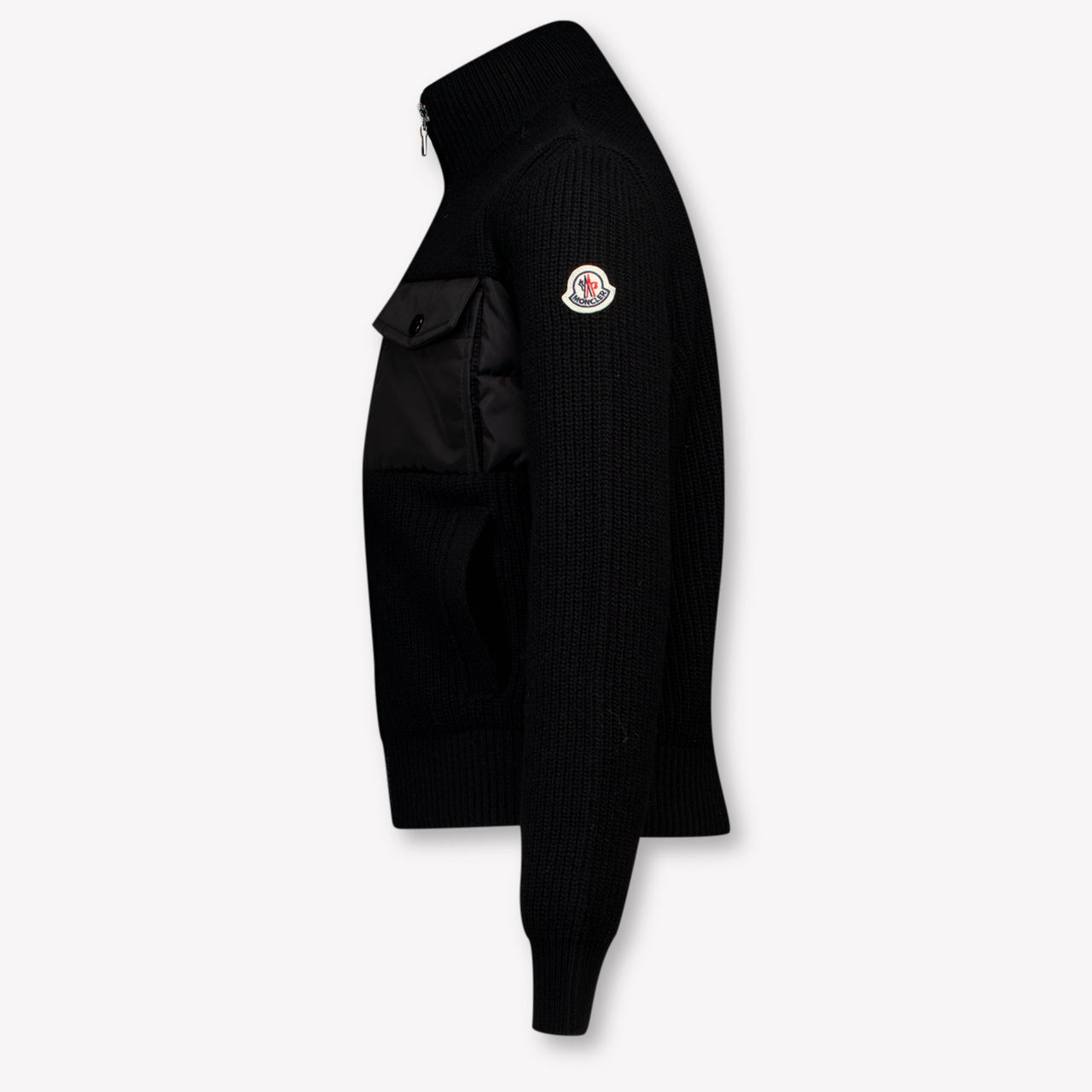 Moncler Kids Boys Cardigan In Black