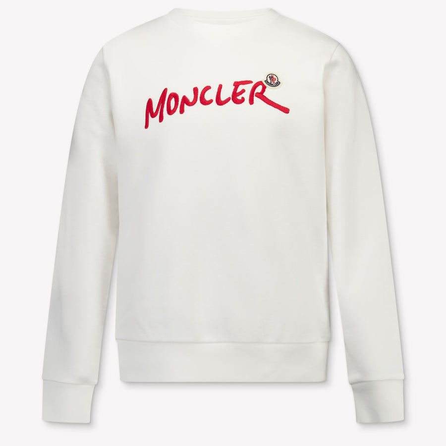 Moncler Boys Sweater in White