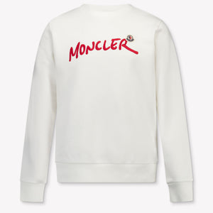 Moncler Kinder Jongens Trui In Wit
