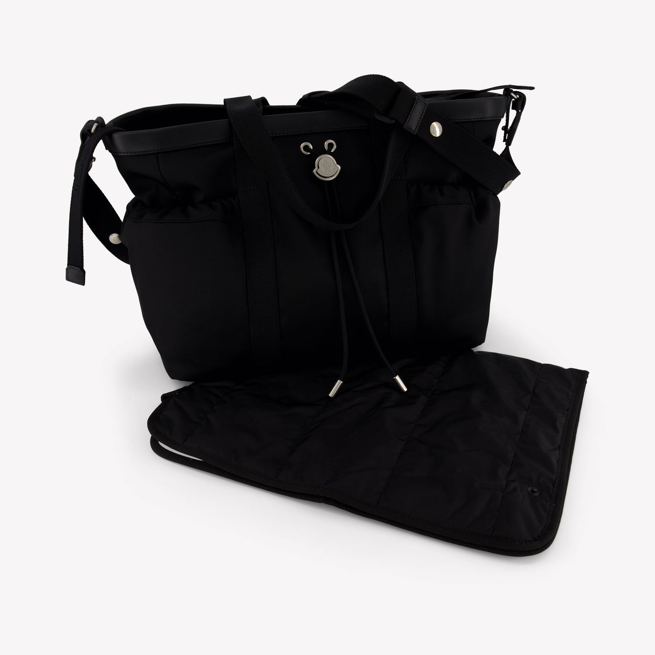 Moncler Baby Unisex Diaper Bag In Black