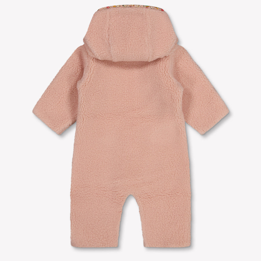 Moncler Baby Girls Playsuit In Light Pink