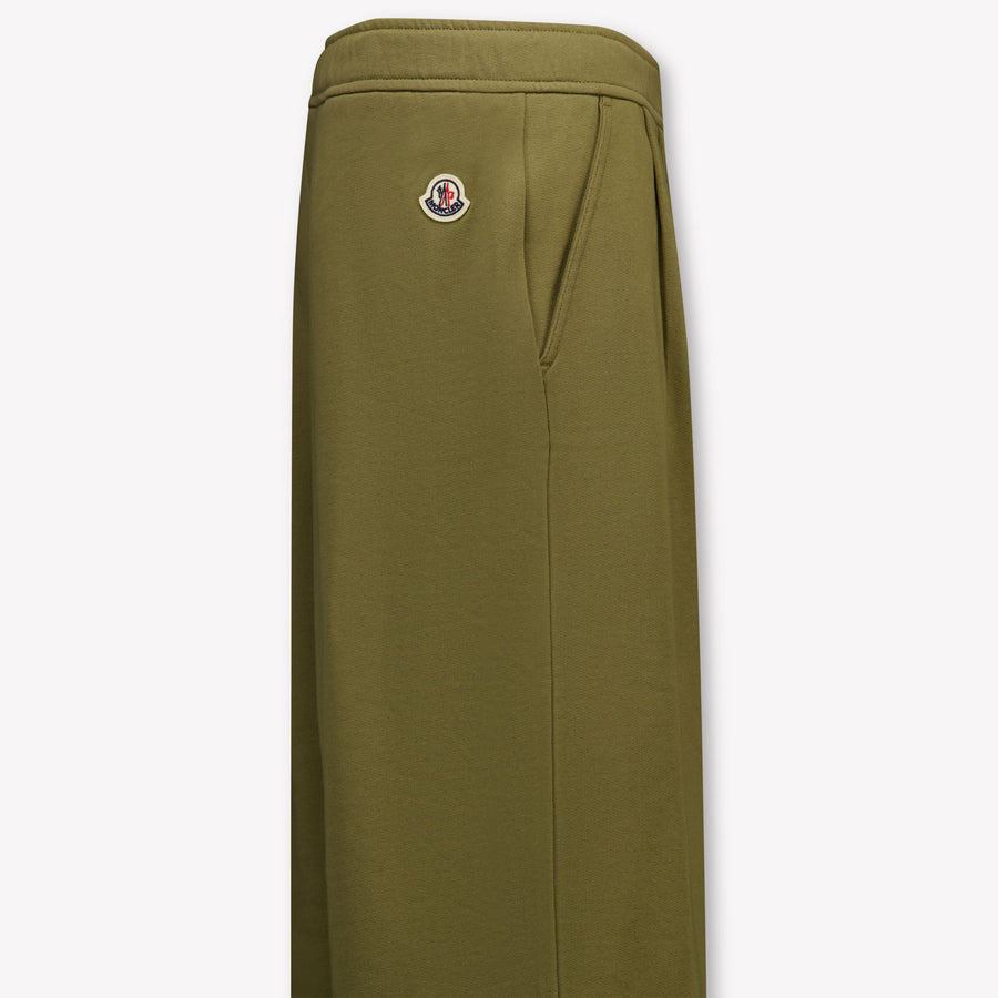 Moncler Kids Girls Pants In Army