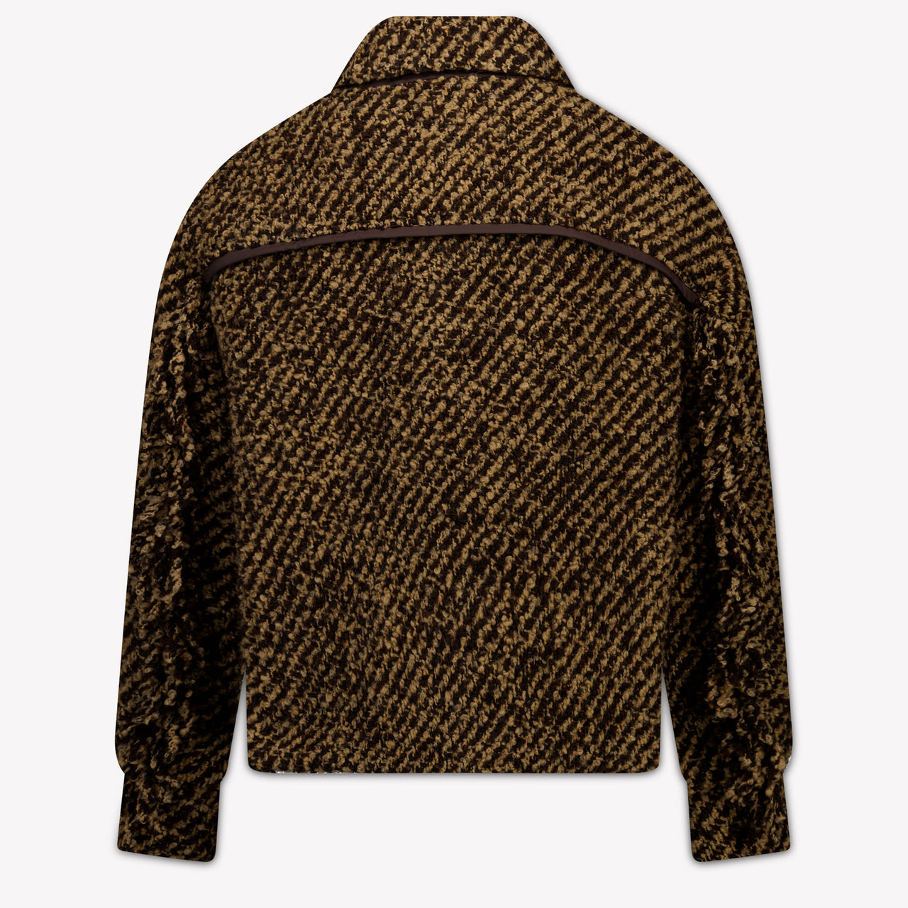 Moncler Kinder Meisjes Vest In Donker Bruin