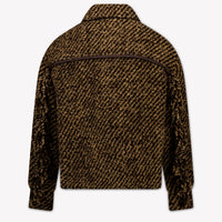Moncler Kinder Meisjes Vest In Donker Bruin