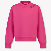 Moncler Kids Girls Sweater In Fuchsia