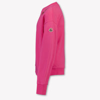 Moncler Kids Girls Sweater In Fuchsia