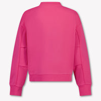 Moncler Kids Girls Sweater In Fuchsia