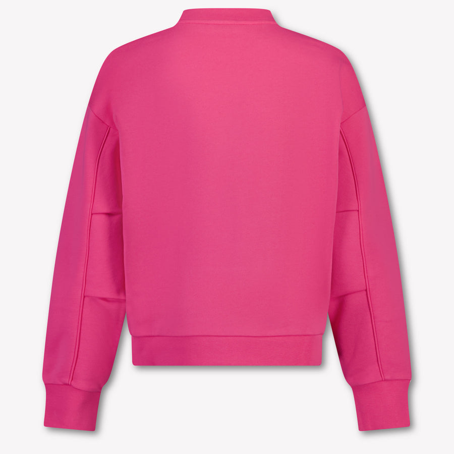 Moncler Kids Girls Sweater In Fuchsia