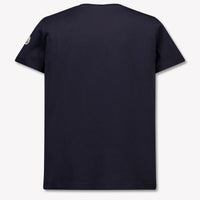 Moncler Kinder Jongens T-Shirt In Navy