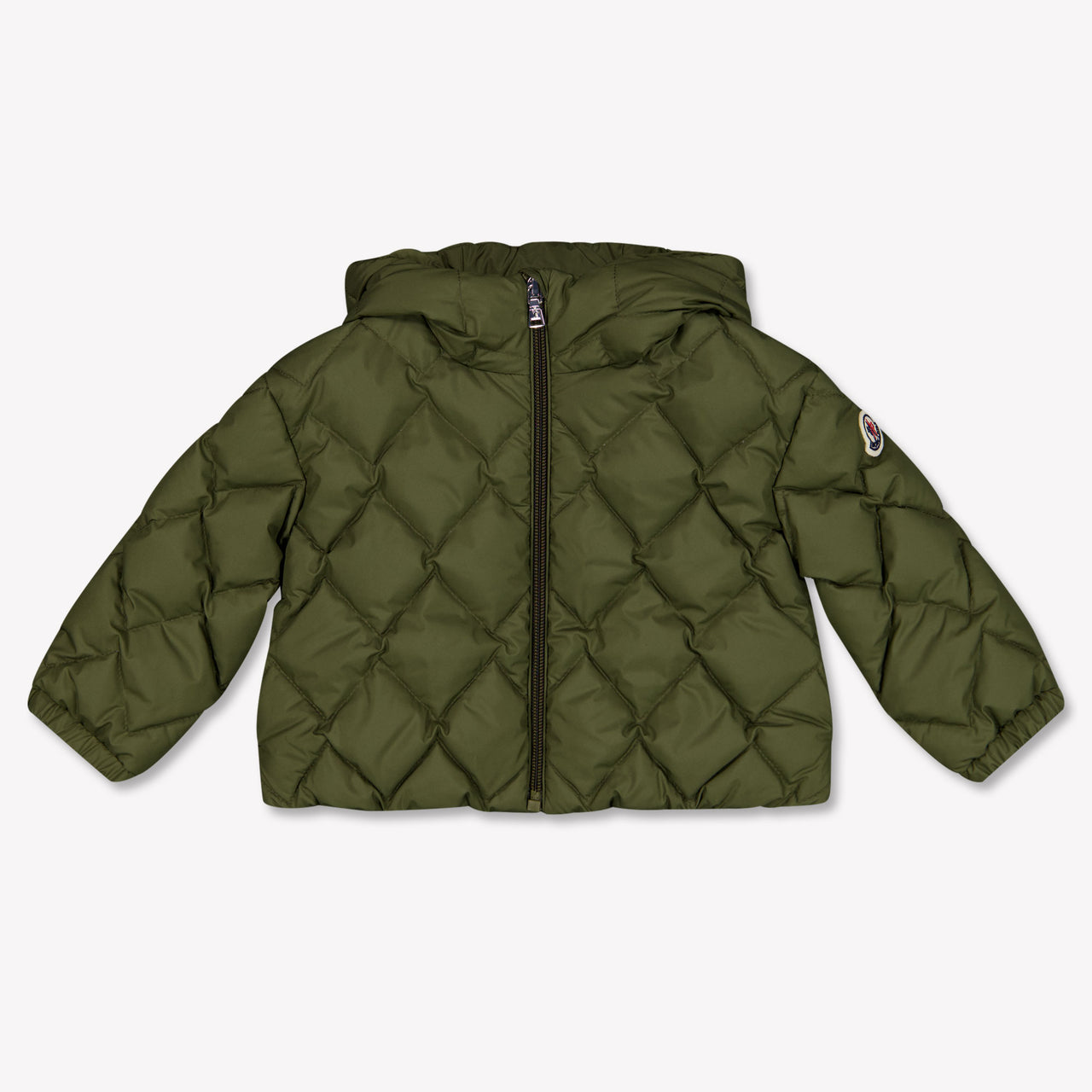 Moncler Ava Baby Girls Jackets In Dark Green
