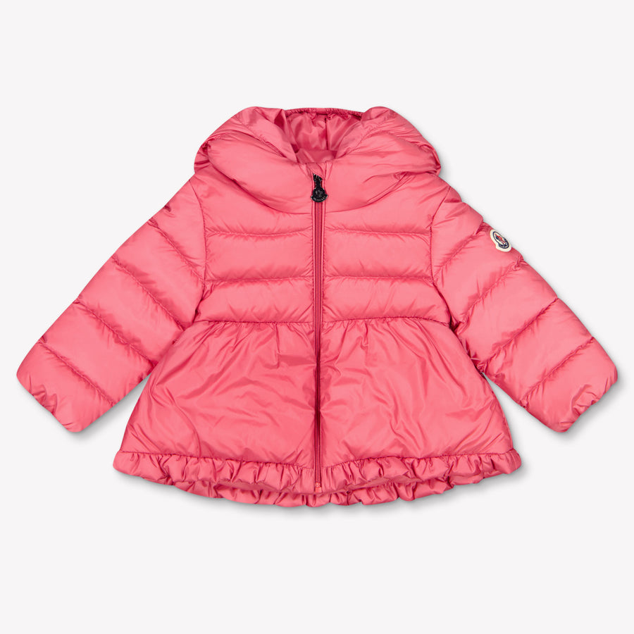 Moncler Odile Baby Meisjes Winterjas In Fuchsia
