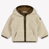 Moncler Baby Boys Cardigan In Light Beige