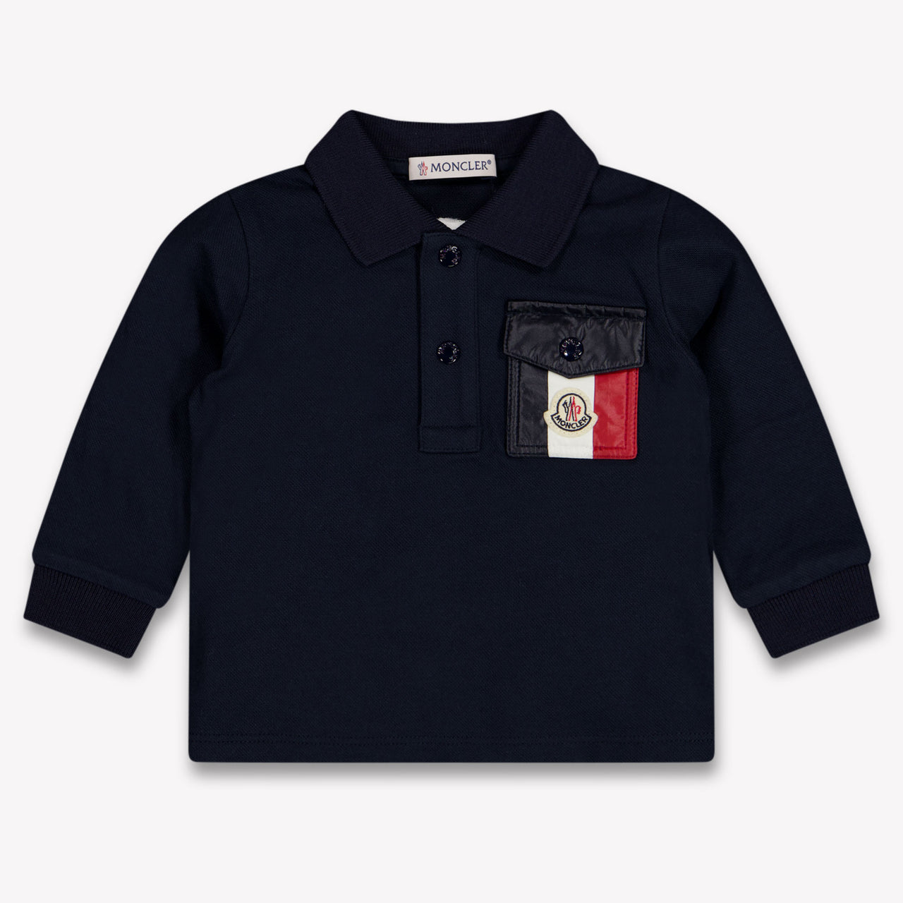 Moncler Baby Boys Polo In Navy
