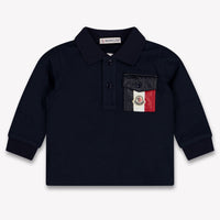 Moncler Baby Boys Polo In Navy