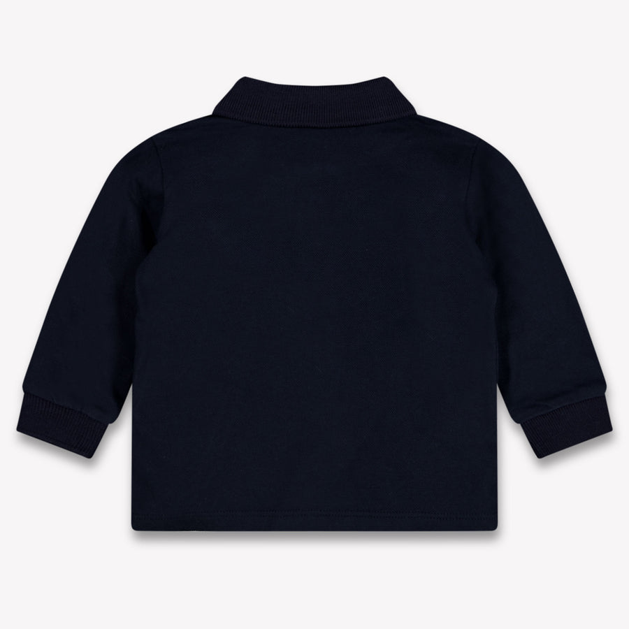 Moncler Baby Boys Polo In Navy