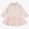 Moncler Baby Girls Dress In Light Pink
