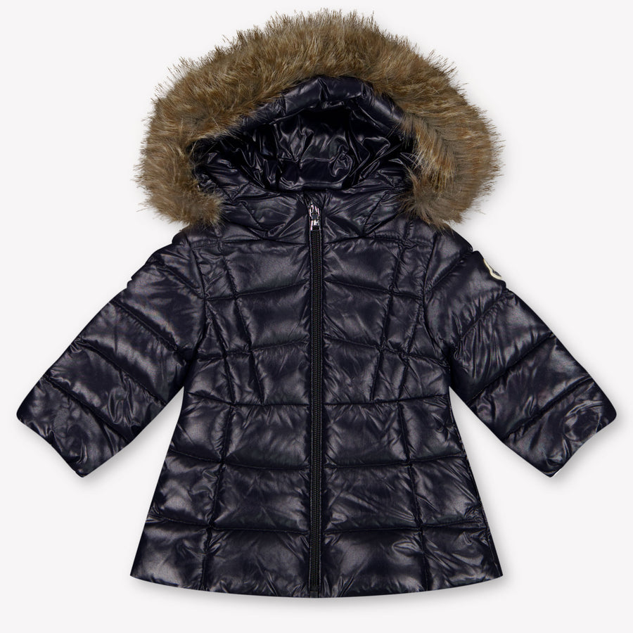Moncler Emma Baby Girls Winter Jacket in Navy