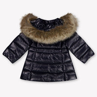 Moncler Emma Baby Meisjes Winterjas In Navy