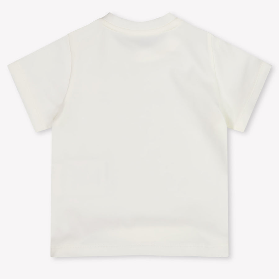 Moncler Baby Jongens T-Shirt In Wit