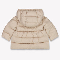 Moncler Charlotte Baby Girls Winter Jacket in Light Beige