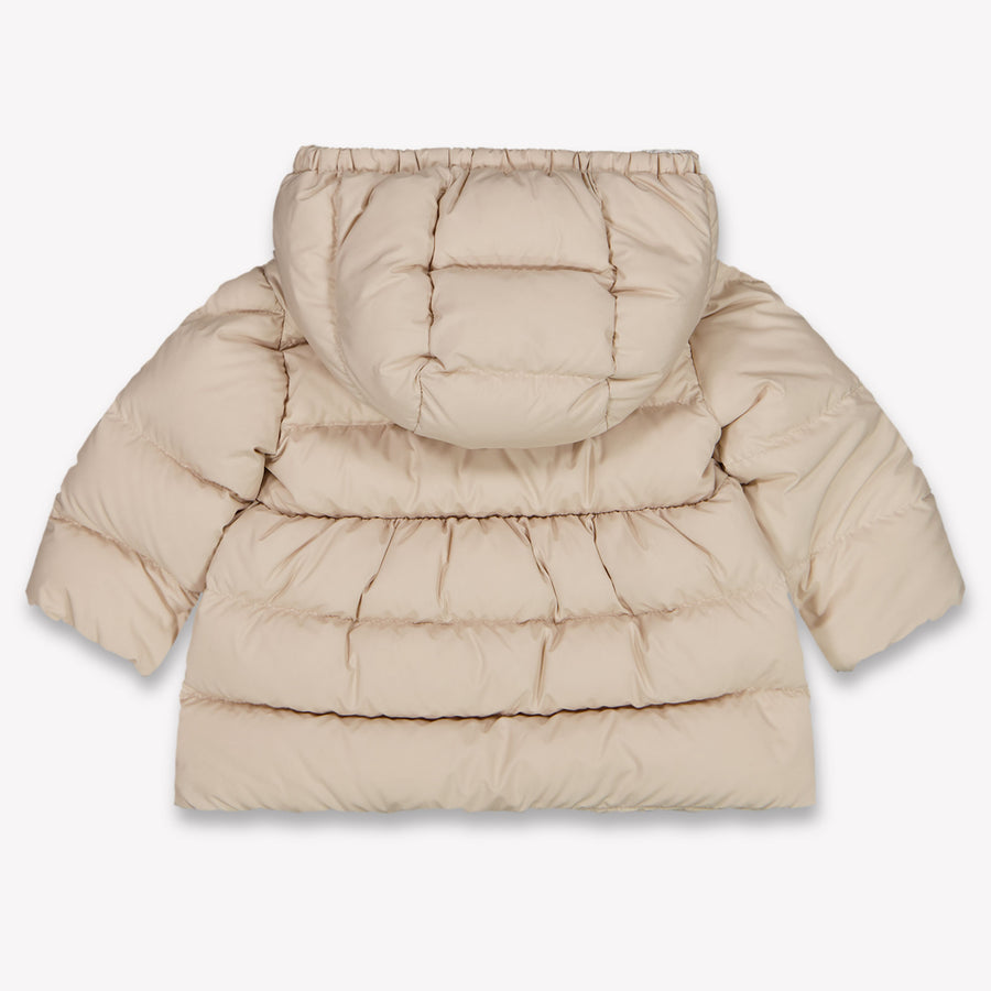 Moncler Charlotte Baby Girls Winter Jacket in Light Beige