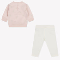 Moncler Baby Meisjes Joggingpak In Licht Roze
