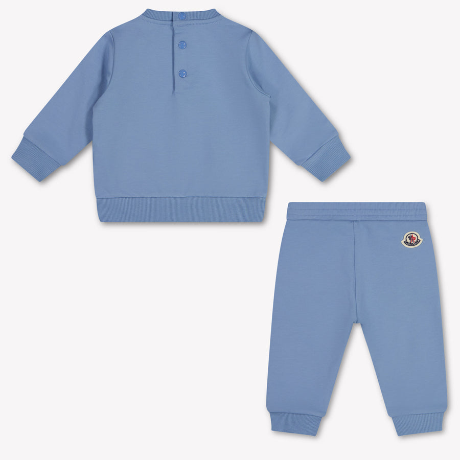 Moncler Baby Jongens Joggingpak In Blauw