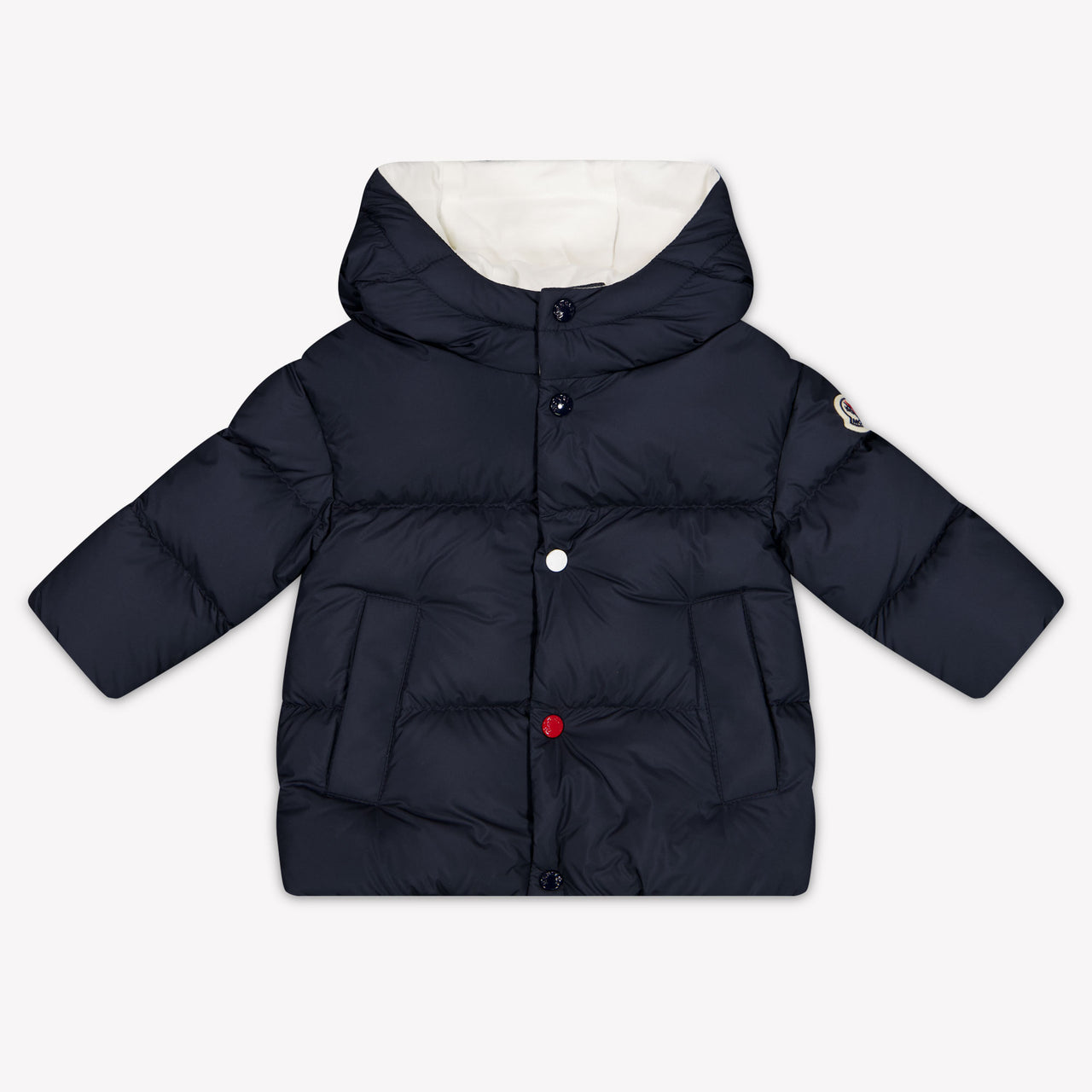 Moncler Romain Baby Jongens Winterjas In Navy