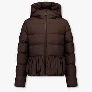 Moncler Elizaveta Kids Girls Jackets In Dark Brown