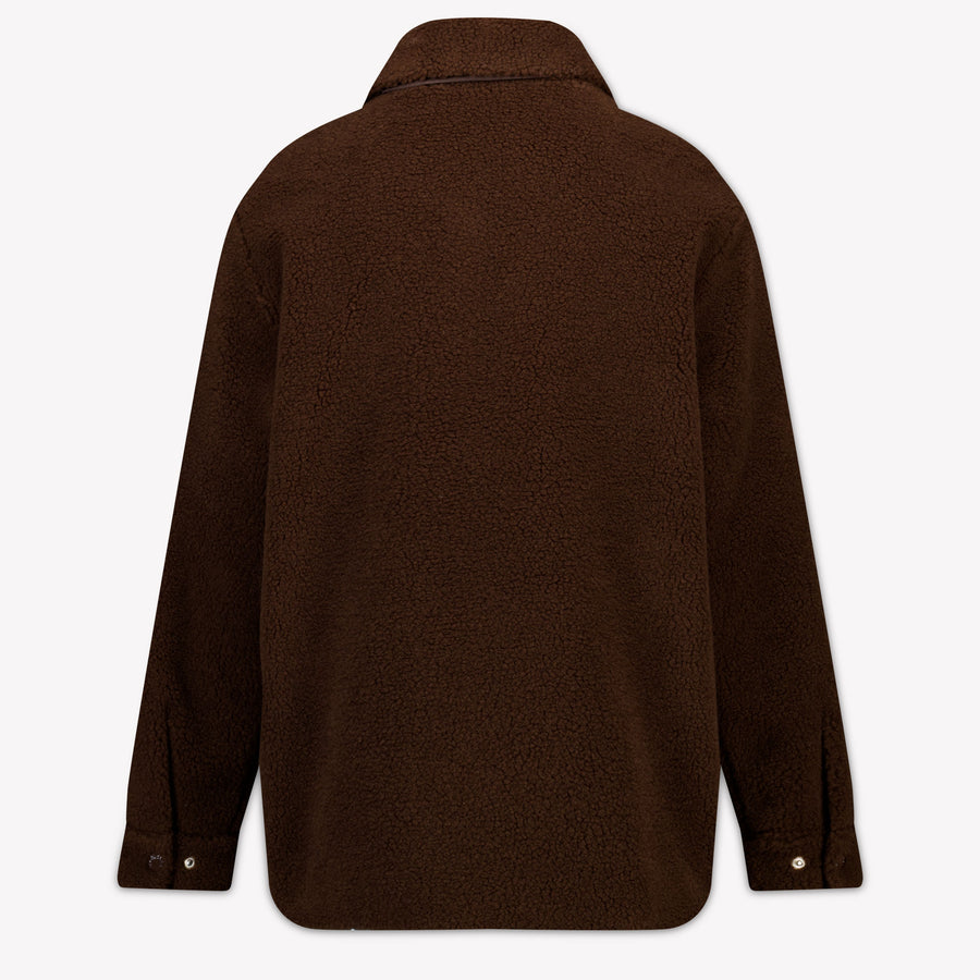 Moncler Kinder Unisex Vest In Donker Bruin