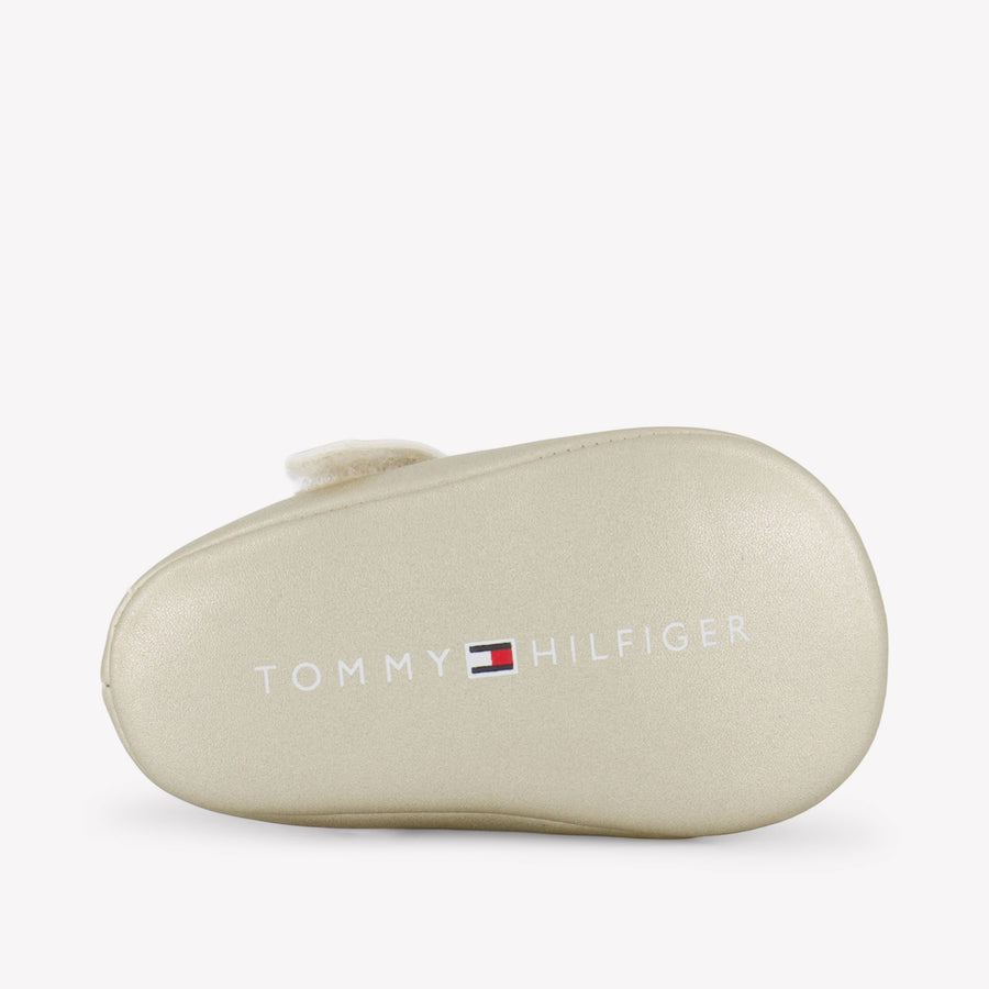 Tommy Hilfiger Baby Girls Shoes In Gold