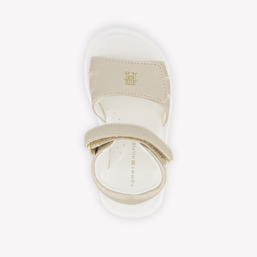 Tommy Hilfiger Girls Sandals In Gold